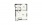 Niassa 1 Bed 1 Bath Floorplan