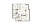 Ontario 2 Bed 2 Bath Floorplan