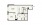 Tahoe 1 Bed 1 Bath Floorplan